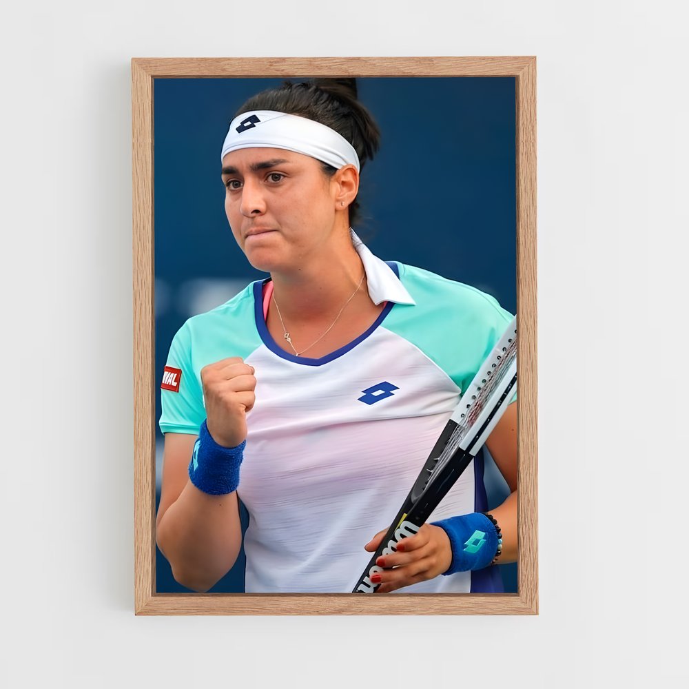 Poster jabeur de court – affiche Tennis (vue 4)